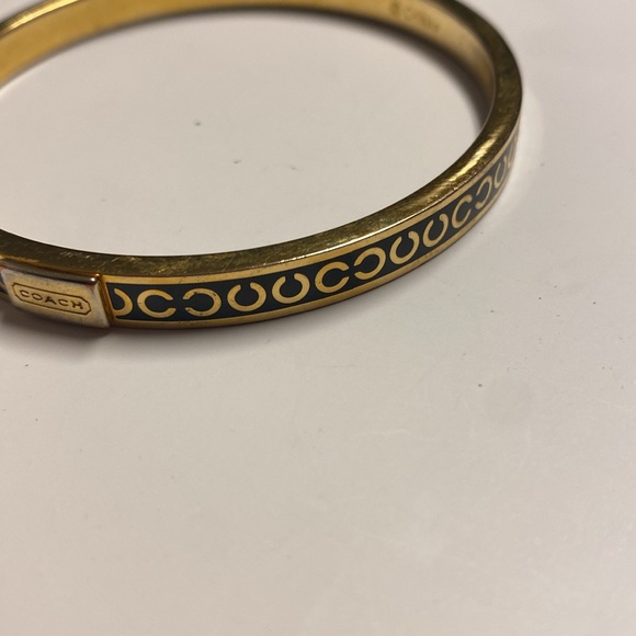 Coach Gold & Black Bangle bracelet - Picture 3 of 5